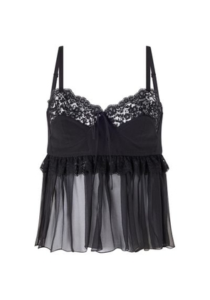 Lace négligée top