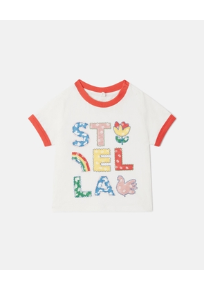 Stella McCartney - Stella Lettering Ringer T-Shirt, , Size: 24M