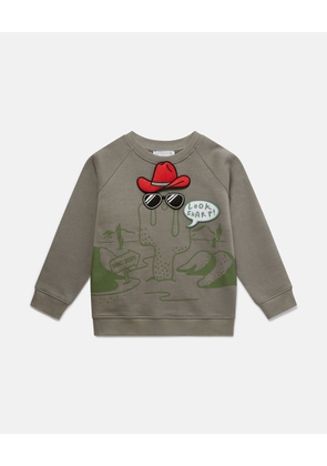 Stella McCartney - Cactus Graphic Sweatshirt, , Size: 3