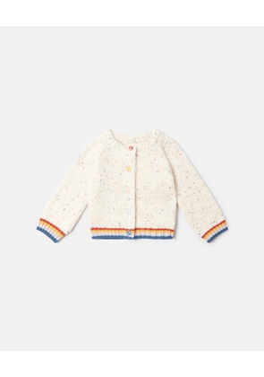 Stella McCartney - Embroidered Knit Cardigan, , Size: 24M