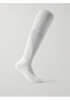 On - Paf Stretch-Knit Running Socks - Men - Neutrals - S