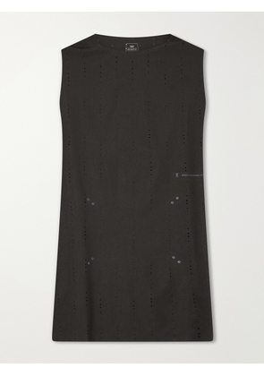 On - Paf Zero Perforated Reycled-Jersey Running Top - Men - Black - S