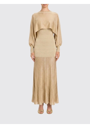 Twinset Lurex Viscose Knit Long Dress