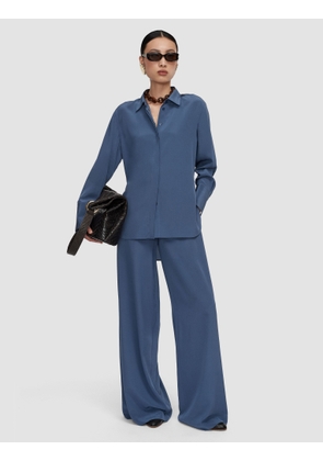 Bold Crepe de Soie Silk Blouse - 32