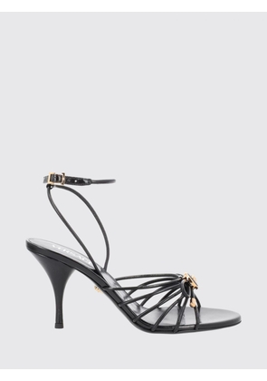 VERSACE Heeled Sandal Woman color Black