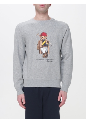 POLO RALPH LAUREN Crew Neck Sweatshirt with Bear Print