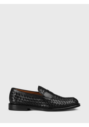 DOUCAL'S Woven Leather Loafers