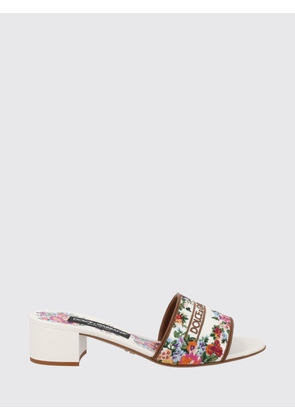 DOLCE & GABBANA Heeled Sandal Woman color White