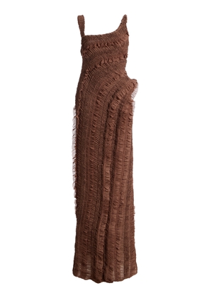 GEORGIA HARDINGE Renaissance Textured Organza Maxi Dress - Moda Operandi