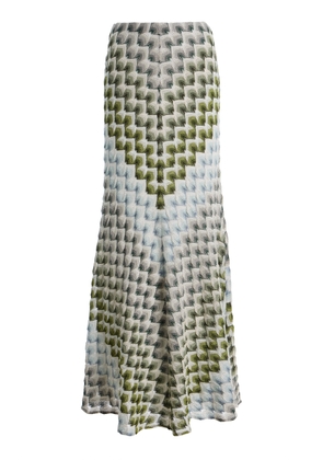 Missoni Printed Crepe de Chine Maxi Skirt - Moda Operandi