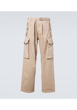 Loewe Cotton satin cargo pants
