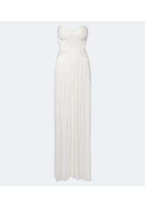 Maria Lucia Hohan Kamina cutout silk tulle bustier gown