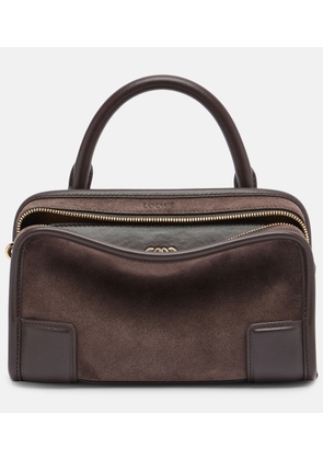 Loewe Amazona 180 Mini suede top-handle bag