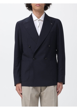 TAGLIATORE Double-Breasted Virgin Wool Blazer