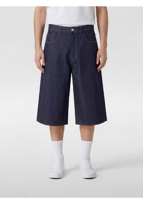 AMISH Five-Pocket Knee-Length Denim Bermuda Shorts with Belt Loops