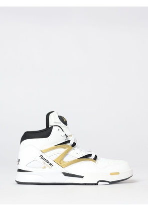 REEBOK EO-Pump Omni Zone II High Top Trainers in Leather and Mesh with Bicolour Design