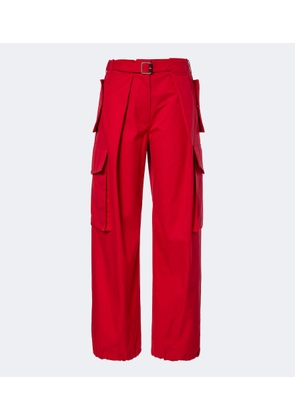 Loewe Cotton and silk cargo pants
