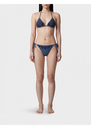ZIMMERMANN Triangle Bikini in Polyamide with Embroidered Details