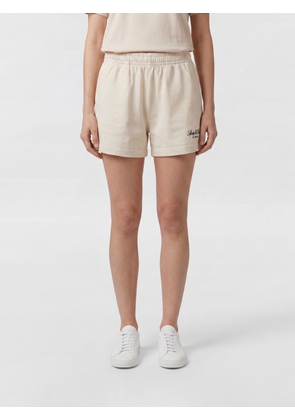 SPORTY & RICH Cotton Shorts with Elasticated Waist and Contrast Logo