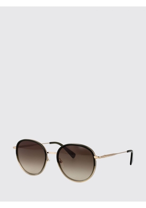 LONGCHAMP Aviator Sunglasses in Gold-Tone Metal