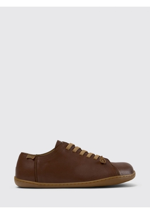 CAMPER Peu Smooth Leather Slip-On Trainers with Elasticated Laces