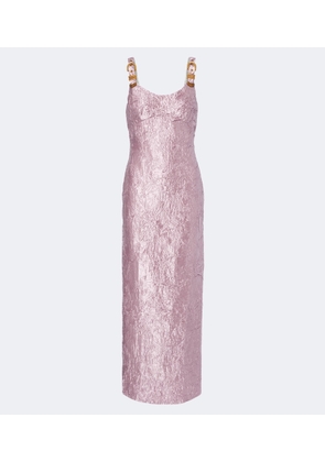 Versace Duchess satin gown