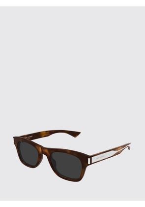 SAINT LAURENT Acetate Aviator Sunglasses with Rectangular Shape and Logo