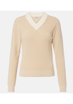 Loewe Double L cotton and wool sweater