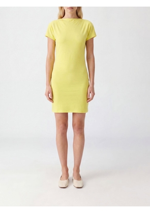 JACQUEMUS Asymmetric Draped Viscose Jersey Sheath Mini Dress