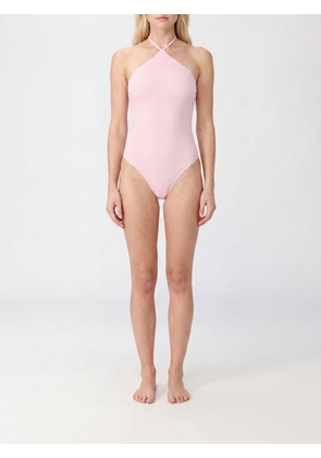 JACQUEMUS Stretch One-Piece Swimsuit with Halter Neckline