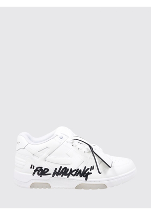 Off-White Out Of Office 'For Walking' Sneakers in Leather with Slogan Print