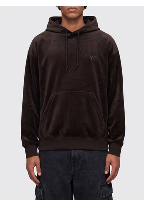 Y-3 Velvet Hoodie with Drawstring and Kangaroo Pocket