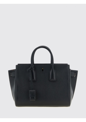 SAINT LAURENT Sac De Jour Grained Sheepskin Leather Handbag with Padlock