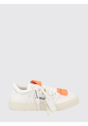 Off-White 3.0 Court Low-Top Trainers in Leather and Canvas with Tag