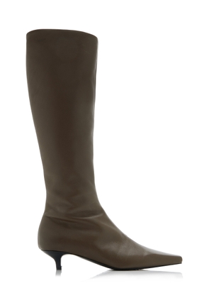 Toteme The Slim Leather Knee Boots - Moda Operandi