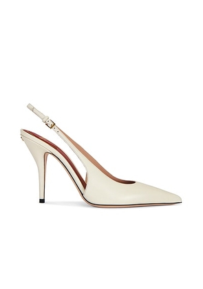 Valentino Garavani Cuttie Sling Back Pump in Ivory - White. Size 37 (also in 36.5, 37.5, 40).