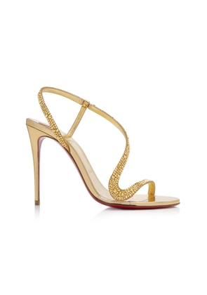 Christian Louboutin Rosalie 100mm Embellished Leather Sandals - Moda Operandi