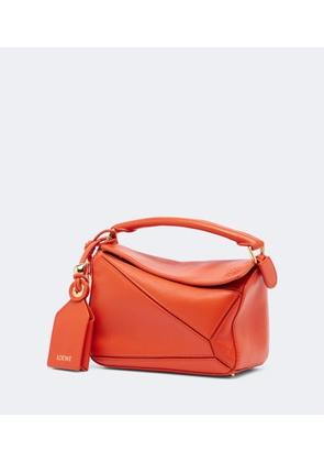 Loewe Puzzle Featherlight Mini leather top-handle bag