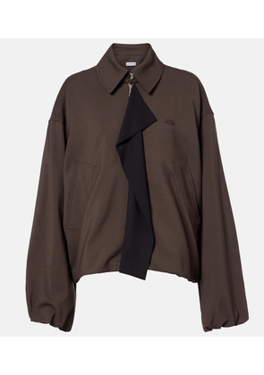 Loewe Double L paneled blouson jacket