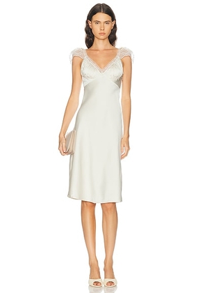 LPA Audri Dress in Ivory - Ivory. Size XS (also in XXS, S, M, L, XL).