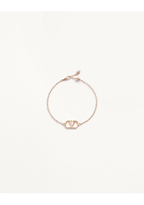 Valentino Garavani Vlogo Signature Metal Bracelet Woman GOLD M