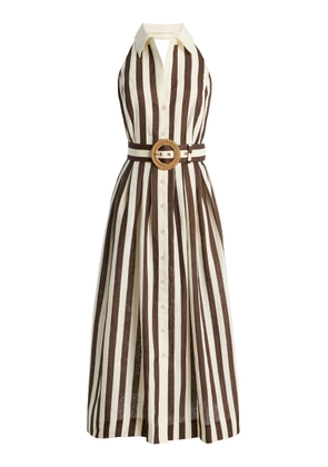 Cara Cara Quentin Striped Cotton Midi Shirt Dress - Moda Operandi
