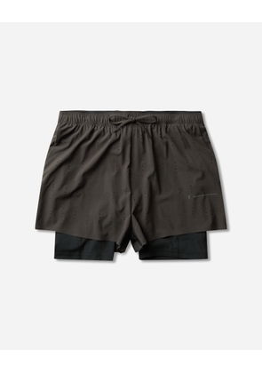 POST ARCHIVE FACTION (PAF) Zero 2-In-1 Shorts Molasses / Black