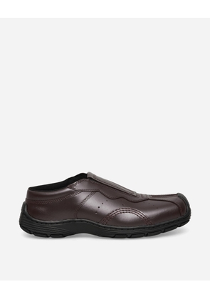 Aurix Slip-On Mules Oxblood