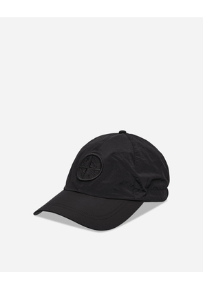 Nylon Metal Baseball Cap Black