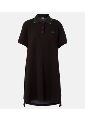 Loewe Double L cotton polo pique dress