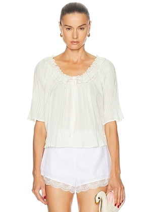 LPA Cassia Top in Cream - Cream. Size S (also in XXS, XS, M, L, XL).