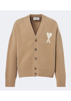 Ami Paris Ami de Cour wool-blend cardigan
