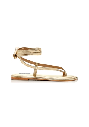 A.Emery Elliot Leather Wrap Sandals - Moda Operandi