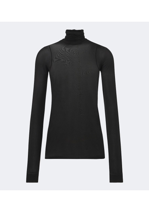 Saint Laurent Jersey turtleneck top